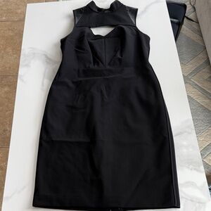 Ann Taylor Elegant Black Backless Dress